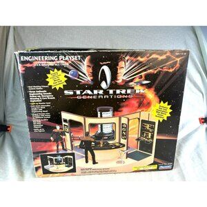 Star Trek Generations Engineering Playset Enterprise NCC-1701-D 1994 incomplete